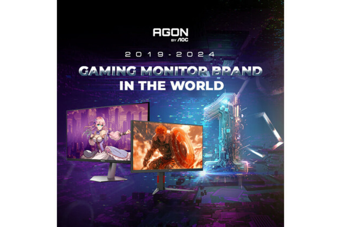 AOC Remains the World's #1 Gaming Monitor Brand for the Sixth Year Running