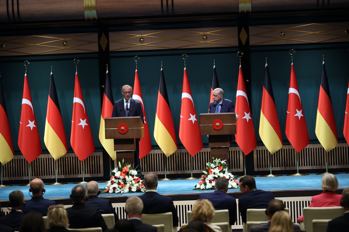 TRKIYE-ANKARA-GERMAN CHANCELLOR-VISIT
