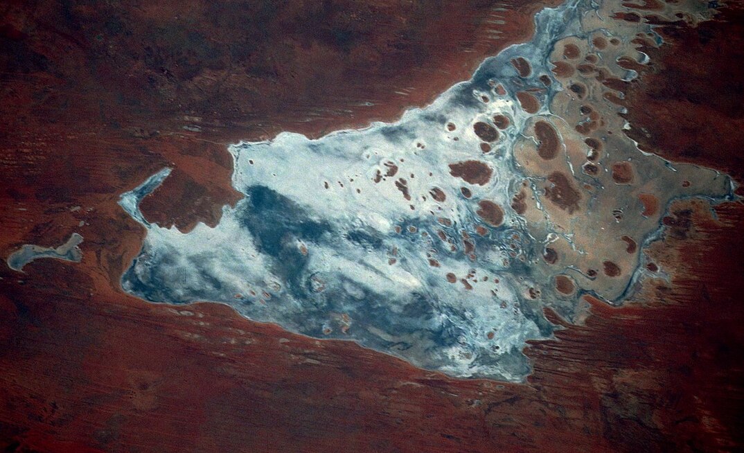 Lake Mackay from space.
