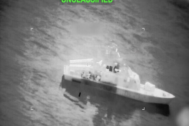 UK Maritime Organisation reports container vessel hit by unknown projectile near Ra's al Khaymah-UAE, crew safe