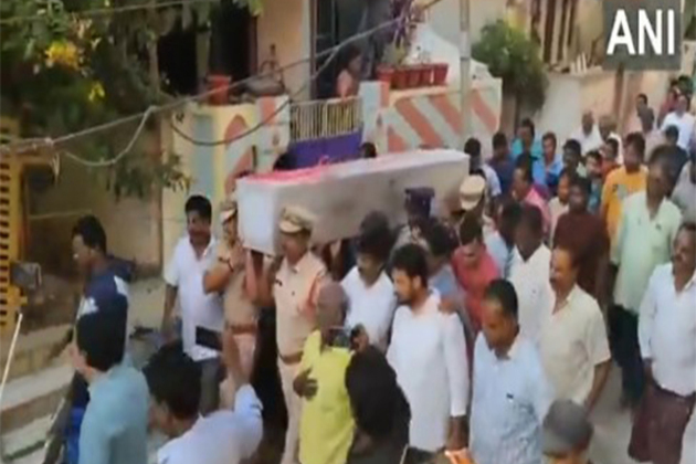 Andhra: Body of Pahalgam terror victim reaches Nellore for last rites