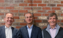  From left: Dr Thamer Yacoub (CEO & president, Rocscience), Alireza Afkhami (CTO, NovoTech Software), Dr John Curran (founder & executive chair, Rocscience)