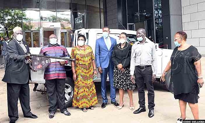 Kwagalana Group donates pick-up in fight against COVID-19 Kwagalana Group donates pick-up in fight against COVID-19