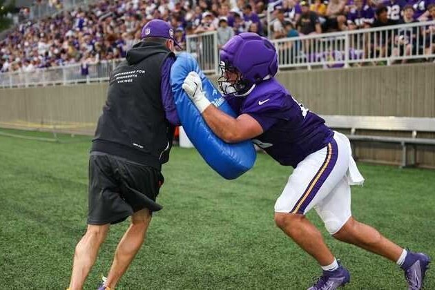 Max Bredeson's Career Open with Vikings Includes Unique Intersections