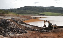 Aftermath of a tailings dam breach in Minas Gerais, Brazil