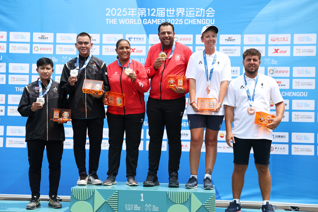 (SP)CHINA-CHENGDU-THE WORLD GAMES 2025-BOULES SPORTS-MIXED PETANQUE CLASSIC DOUBLES(CN)