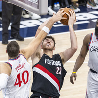 (SP)U.S.-LOS ANGELES-BASKETBALL-NBA-CLIPPERS VS BLAZERS