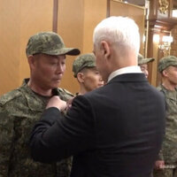 Russian defense minister decorates North Korean troops 