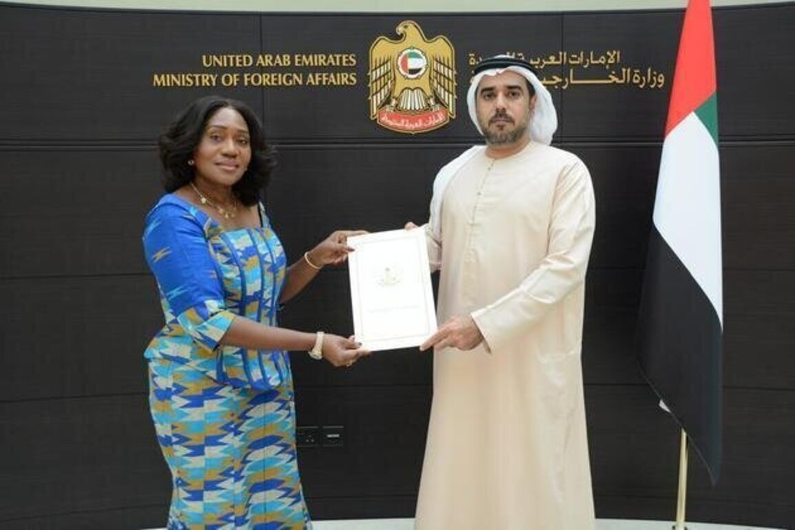 Deputy Director of MoFA's Dubai Office receives credentials of Consul-General of Republic of Ghana