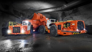 Some of Sandvik's underground offerings.