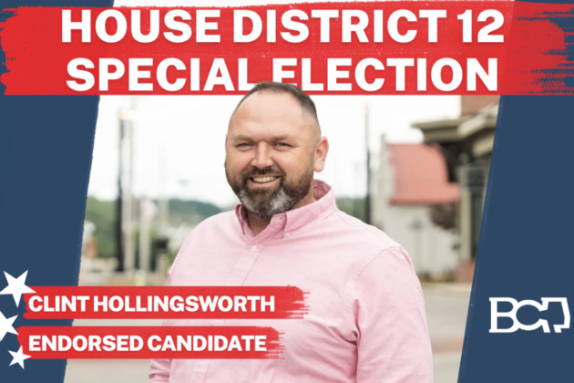 Clint Hollingsworth receives BCA endorsement in House District 12 special election
