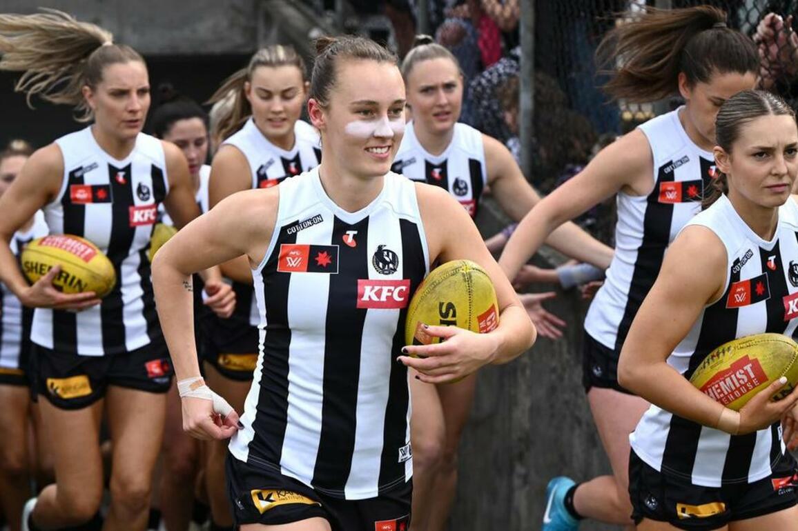 Night and day - Magpies reflect on first AFLW game