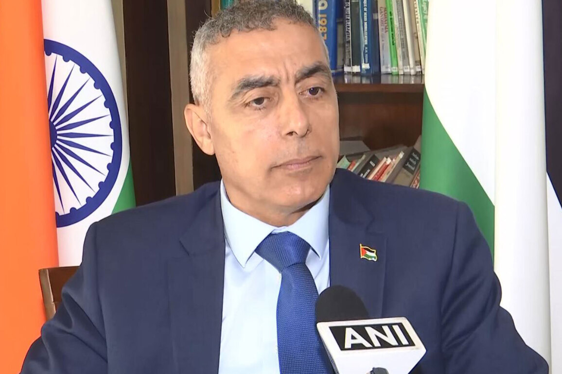 Palestinian envoy to India stresses peace, two-state solution as key to Middle East stability