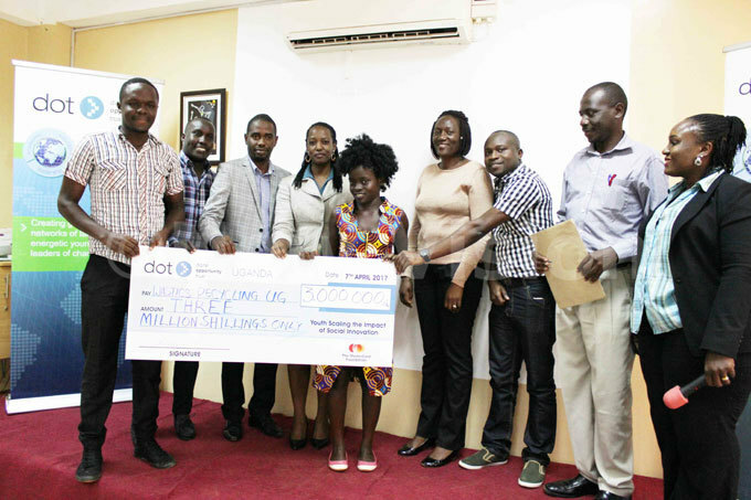 he vision bearer of astics ecycling the winning idea receiving her dummy cheque of sh3m