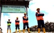 Workers at Loma Larga
