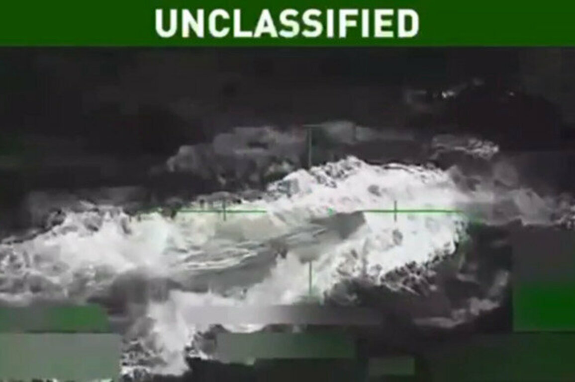 Trump releases video of US Navy destroying very large sub 