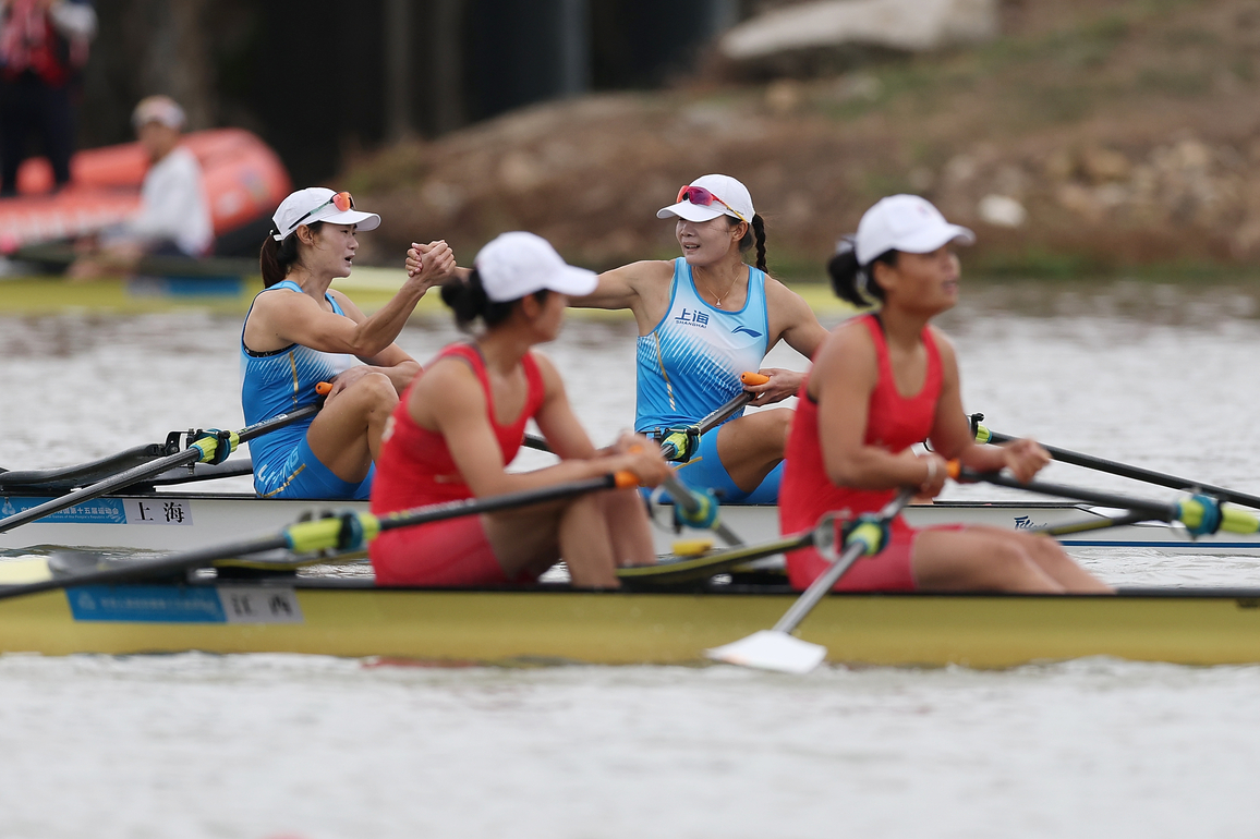 (SP)CHINA-15TH NATIONAL GAMES-ROWING-WOMEN'S DOUBLE SCULLS(CN)