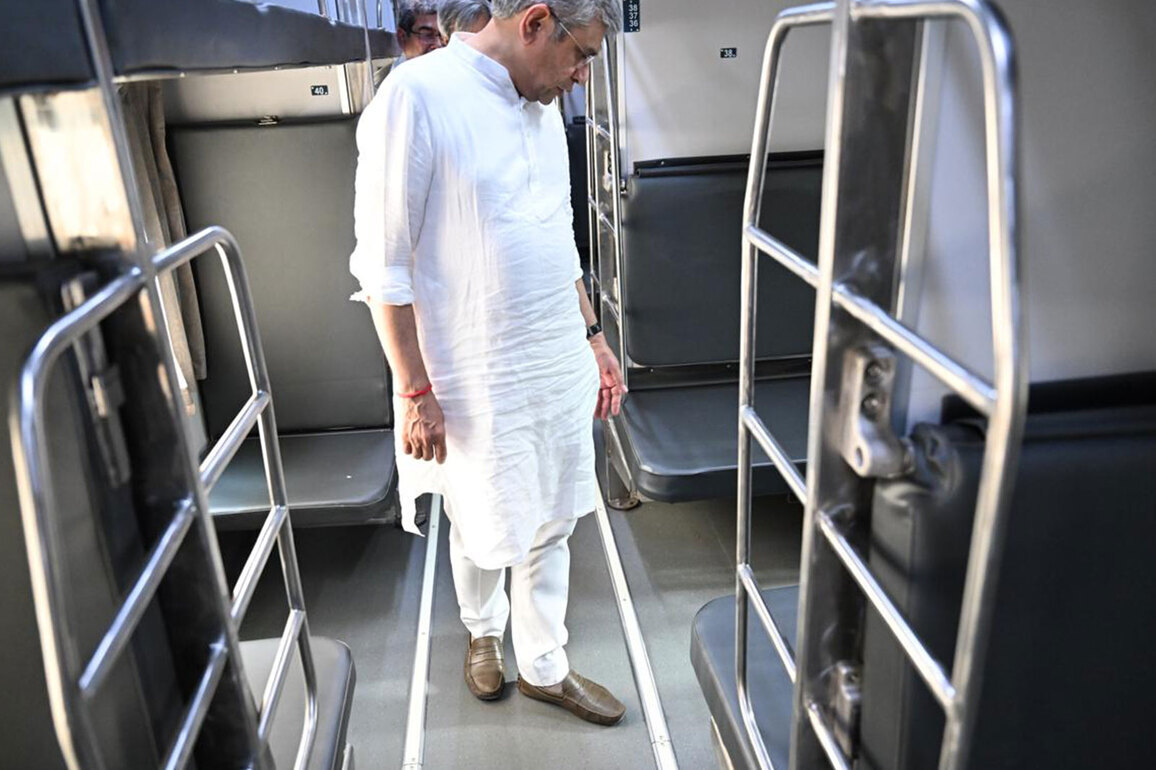Upgradation of Next-Generation Amrit Bharat coaches, sample coach ready
