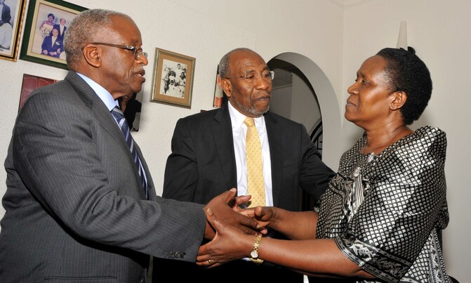 Rugunda, Mbabazi and Musoke mourn Prof Nsibambi Rugunda, Mbabazi and Musoke mourn Prof Nsibambi