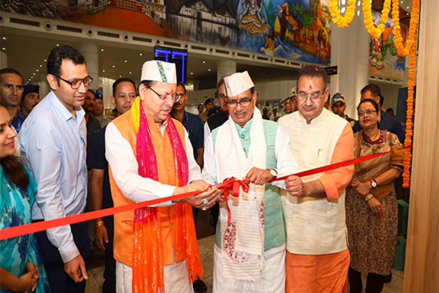 Uttarakhand CM, Union Minister Shivraj Chouhan inaugurate 'House of Himalayas' store at Jolly Grant Airport