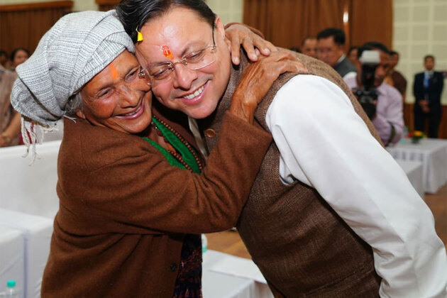 CM Dhami honours 38 senior women at 'Nari Tu Narayani' programme in Dehradun on International Women's Day