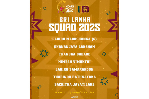 Defending champions Sri Lanka announce squad for Hong Kong Sixes 2025, Lahiru Madushanka named captain