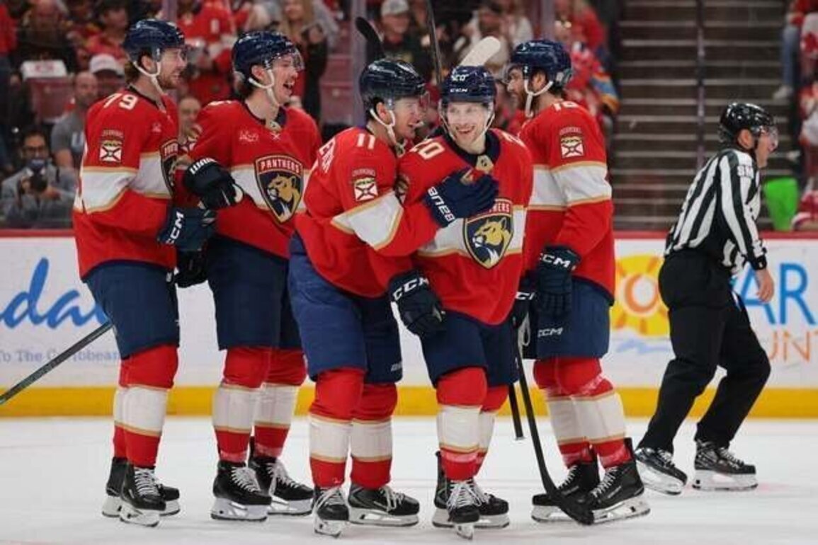 Career milestones for Panthers rookies in rout of Red Wings