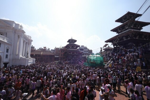 Kathmandu turns rainbow-hued as locals and tourists unite for Holi