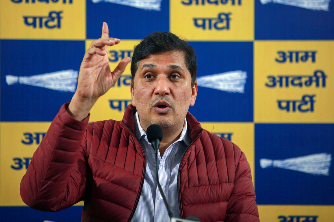 "Happy Fraud Day": AAP leader Saurabh Bharadwaj slams BJP as Delhi govt completes one year