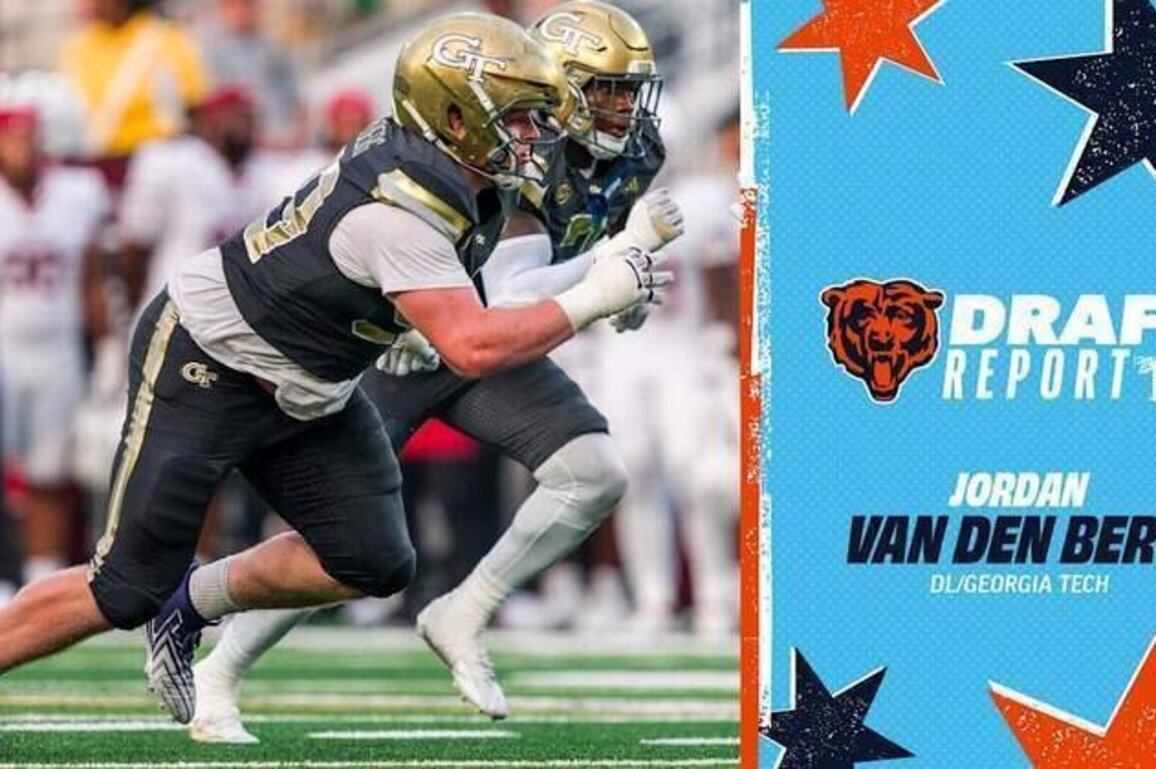Bears select Georgia Tech DL Jordan van den Berg 213th overall