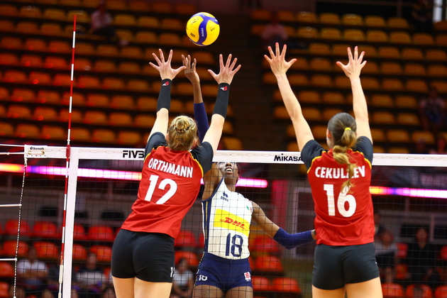 (SP)THAILAND-BANGKOK-VOLLEYBALL-WOMEN'S WORLD CHAMPIONSHIP-ITALY VS GERMANY