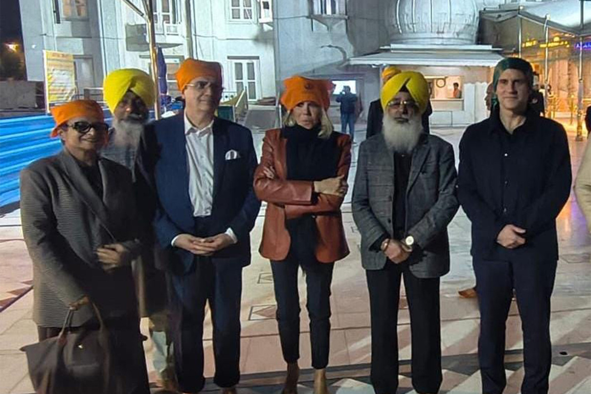 French President Emmanuel Macron visits Bangla Sahib; DSGMC clarified no roads closed