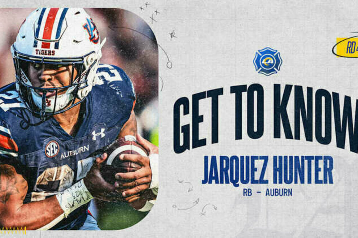 Get to know new Rams RB Jarquez Hunter