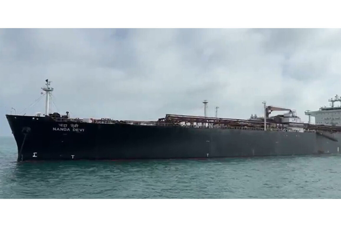 Indian vessel Nanda Devi, carrying 46,500 MT LPG, arrives at Gujarat's Vadinar port after safe transit through Hormuz Strait