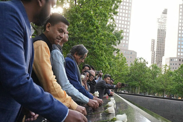 All-Party Delegation pays tribute at 9/11 memorial in New York