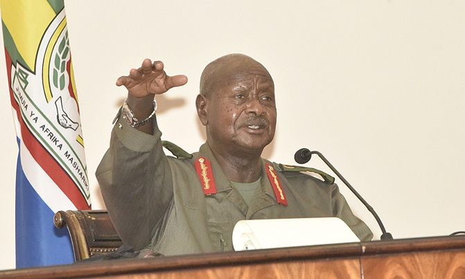 Museveni roots for army university Museveni roots for army university
