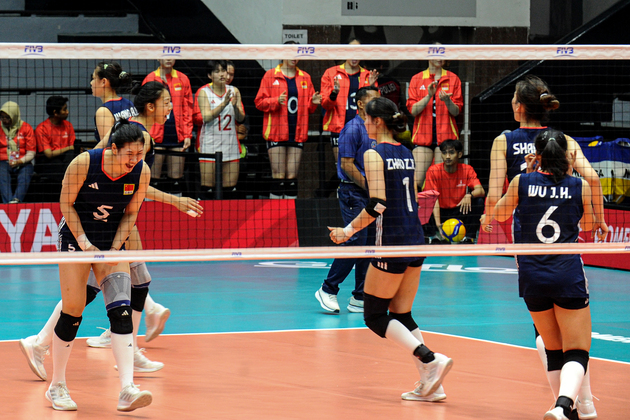 (SP)INDONESIA-SURABAYA-VOLLEYBALL-WOMEN'S U21 WORLD CHAMPIONSHIPS-PRELIMINARY PHASE-CHINA VS CROATIA