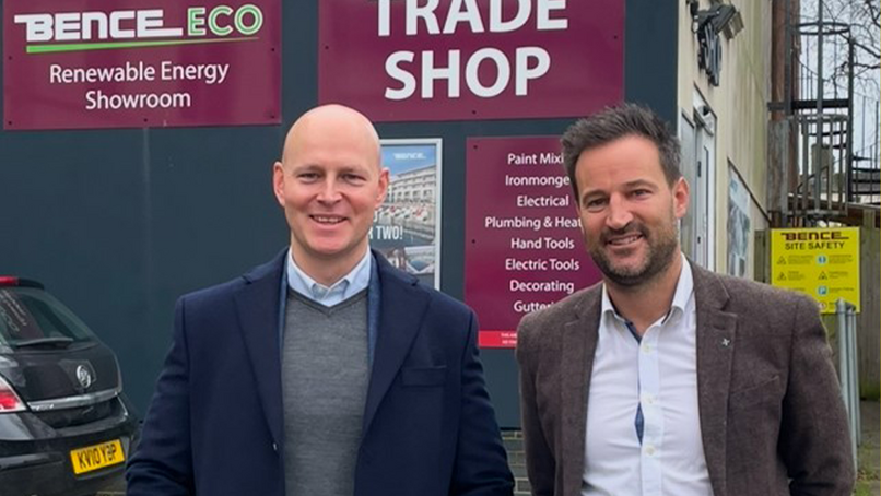 Max Wilkinson MP and Paul Bence.