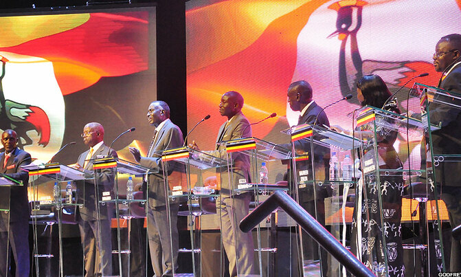 Presidential debate in pictures Presidential debate in pictures