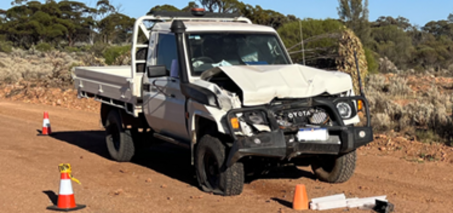 The aftermath of a recent incident in WA.