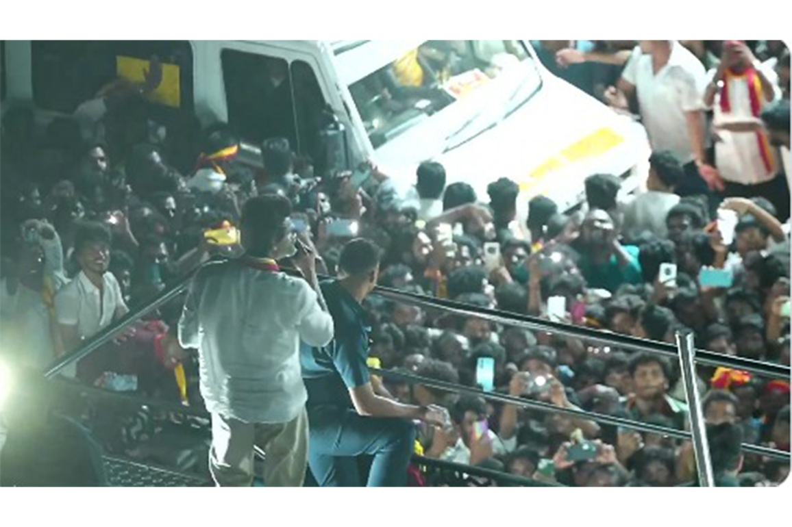Stampede-like situation at TVK chief Vijay's rally in TN's Karur; 10 dead, confirms Health Minister
