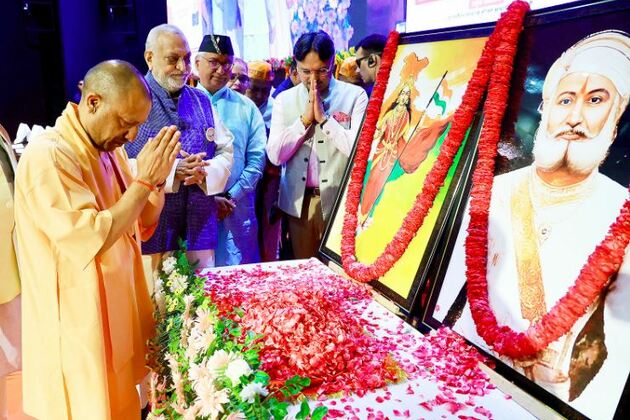 UP: CM Yogi Adityanath pays tribute to philanthropist, Bhamashah; honors top tax-paying traders