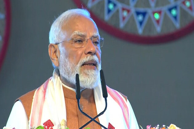 "Like Brahmaputra, stream of development flowing uninterruptedly under double-engine government": PM Modi in Assam