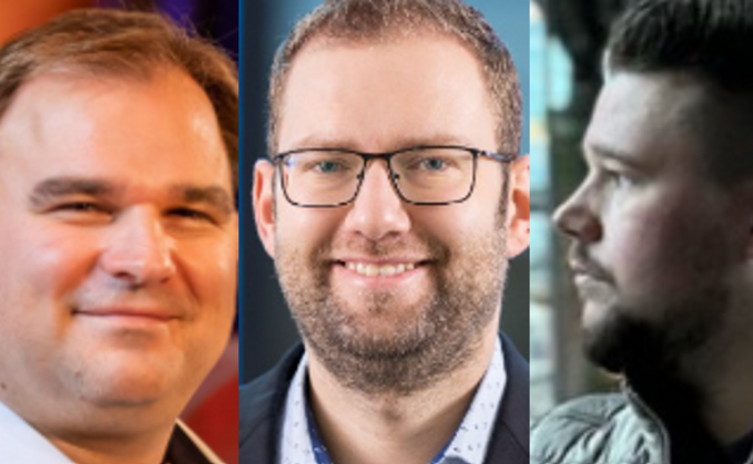 Gehen auf Tour in vier Metropolen: MVP Manfred Helber, die Microsoft-Experten bei Arrow Sebastian Weiß und Tim Reuter (v.l.).