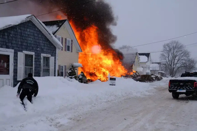 Bodycam shows Taunton Police respond to catastrophic home explosion