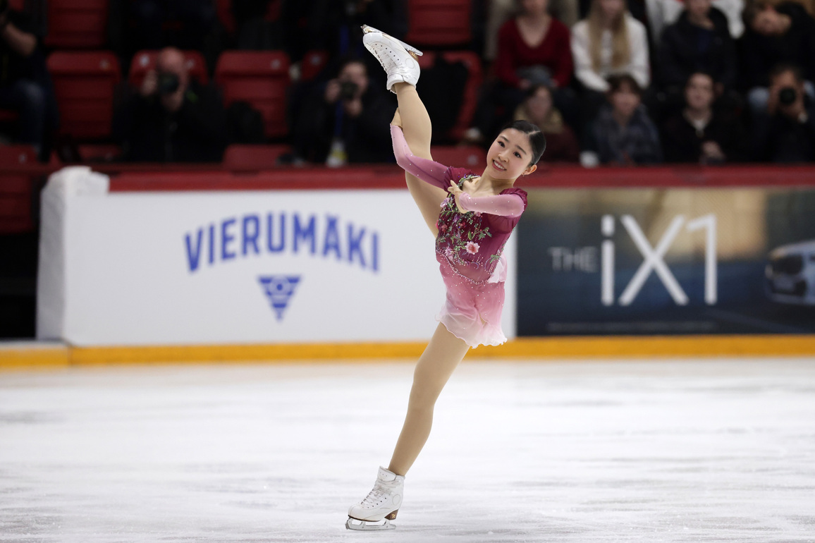 (SP)FINLAND-HELSINKI-FIGURE SKATING-ISU GRAND PRIX-WOMEN