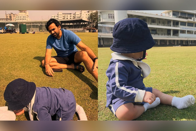 Zaheer Khan's son enjoys a fun day out on the cricket field, see pics