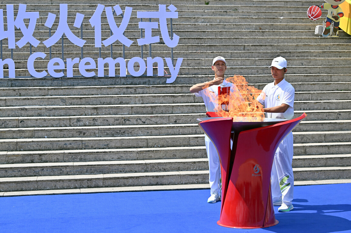 (SP)CHINA-HAINAN-SANYA-ASIAN BEACH GAMES-TORCH RELAY (CN)