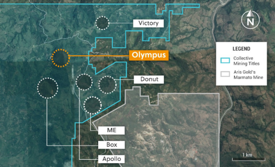 Collective Mining's Olympus in Caldas, Colombia