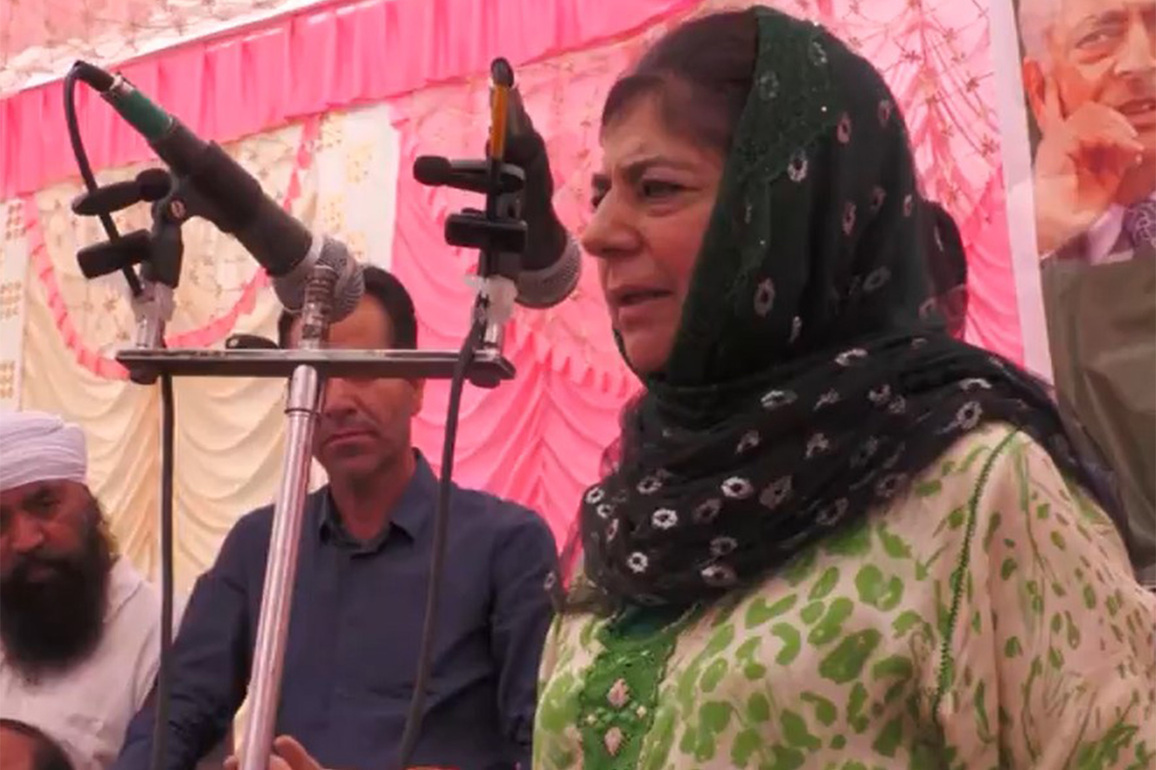 No solution without dialogue: PDP chief Mehbooba Mufti alleges "talks with Pakistan have been going on secretly"